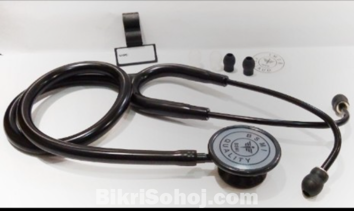 BSMI Lightweight Stethoscope (Black Edition)